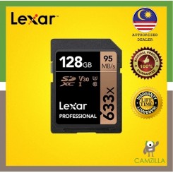 Lexar 128GB Professional 633x SDXC UHS-I Memory Card  